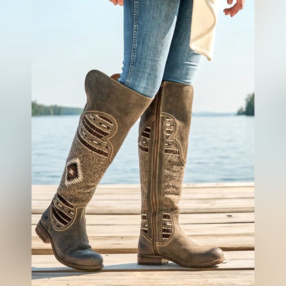 Born Lucero Over The Knee Blanket Boots